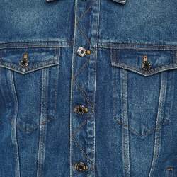مملوكة مسبقًا Givenchy Blue Denim Button Front Jacket L