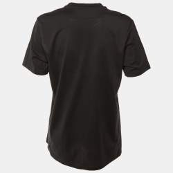 Pre Owned Givenchy Black The Monkey Brothers Print Cotton Crew Neck T-Shirt M