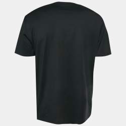 مملوكة مسبقًا Givenchy Black Logo Print Jersey Oversized T-Shirt XL