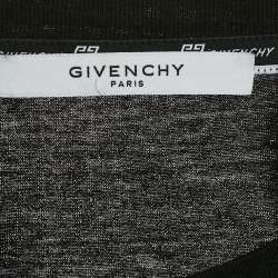 مملوكة مسبقًا Givenchy Black Logo Print Jersey Oversized T-Shirt XL