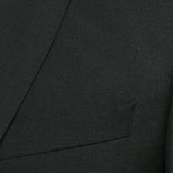 Pre Owned Givenchy Black Wool Blend Regular Fit Blazer XL