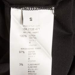 Pre Owned Givenchy Black Monkey Brothers Graphic Jersey T-Shirt S
