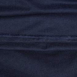 Pre Owned Givenchy Navy Blue 4G Logo Print Cotton Knit Crewneck T-Shirt M