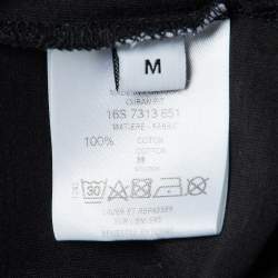 Pre Owned Givenchy Black The Monkey Brothers Print Cotton Crew Neck T-Shirt M