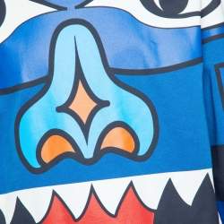 مملوكة مسبقًا Givenchy Blue Totem Print Cotton Crewneck Sweatshirt XL