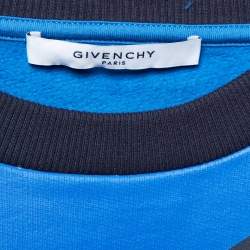 مملوكة مسبقًا Givenchy Blue Totem Print Cotton Crewneck Sweatshirt XL