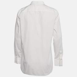 Pre Owned Givenchy White Cotton Long Sleeve Shirt XXL