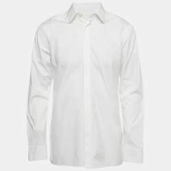 Pre Owned Givenchy White Cotton Long Sleeve Shirt L 