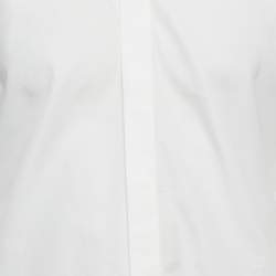 مملوكة مسبقًا Givenchy White Cotton Long Sleeve Shirt L
