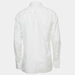 مملوكة مسبقًا Givenchy White Cotton Long Sleeve Shirt L