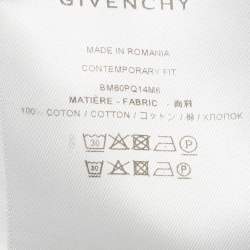 مملوكة مسبقًا Givenchy White Cotton Long Sleeve Shirt L
