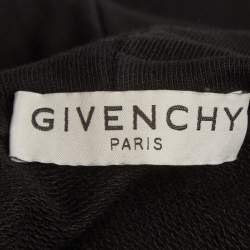 Pre Owned Givenchy Black Jersey Long Sleeve Hoodie XL
