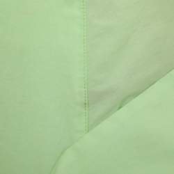 Pre Owned Givenchy Green 4G Lock Graphic Poplin Hawaiian Short Sleeve Boxy Fit Shirt M