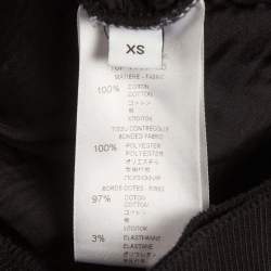 مملوكة مسبقًا Givenchy Black Cotton Distressed Crewneck Sweatshirt XS