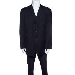 Givenchy Black Wool Tailored Blazer XXL