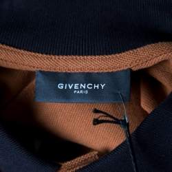 Givenchy Colorblock Basketball Pattern Honeycomb Knit Polo T-Shirt S