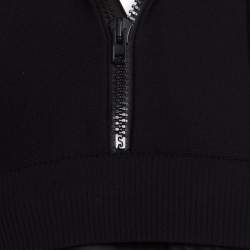 Givenchy Black Knit Layered Hooded Sweatshirt M
