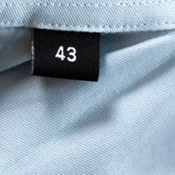 Pre Owned  قميص بولو جيفنشي بأكمام قصة تريكو قطن مخطط متعدد الألوان L