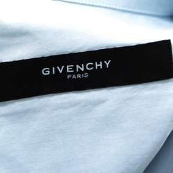 Pre Owned  قميص بولو جيفنشي بأكمام قصة تريكو قطن مخطط متعدد الألوان L