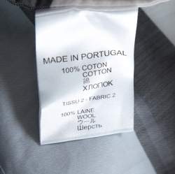 Pre Owned  قميص بولو جيفنشي بأكمام قصة تريكو قطن مخطط متعدد الألوان L