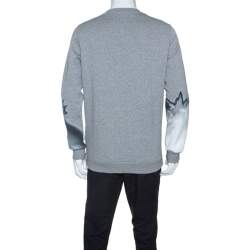 مملوكة مسبقًا سويت شيرت جيفنشي كرة بيسبول جمجمة واسع جيرسية رصاصي XS