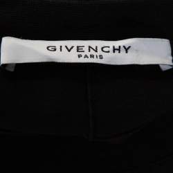 Givenchy Black Cotton Graphic Print Crew Neck T-Shirt S