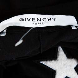 Givenchy Black Cotton Star Patch Crew Neck T-Shirt XL