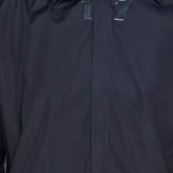 Pre Owned قميص جيفنشي أكمام طويلة مزين لوحة "17" قطن أسود مقاس كبير جداًَ (اكس لارج)