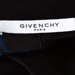 Givenchy Black & Blue Cotton Star Embroidered Crew Neck T Shirt S