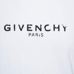 Pre Owned تي شيرت قصه مجسمه مطبوع شعار الماركة جيرسيه قطن أبيض مقاس وسط (ميديوم)