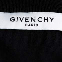 Pre Owned Givenchy Black Cotton Eagle Print Crew Neck T-Shirt XS