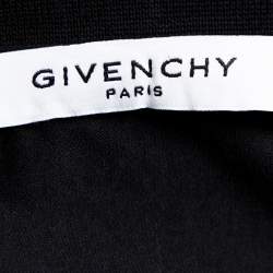 Pre Owned تي شيرت جيفنشي قطن أسود بسحاب مزين مقاس كبير جدًا - إكس لارج