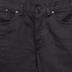 Pre Owned Givenchy Black Denim Straight Leg Jeans M