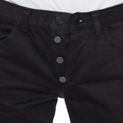 Pre Owned Givenchy Black Denim Straight Leg Jeans M