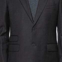 Givenchy Dark Grey Wool Suit L