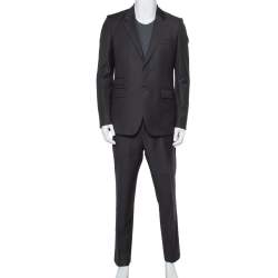 Givenchy Dark Grey Wool Suit L