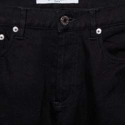 Pre Owned Givenchy Black Denim Rico Slim Fit Biker Jeans S