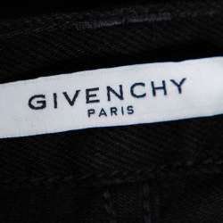 Pre Owned Givenchy Black Denim Rico Slim Fit Biker Jeans S