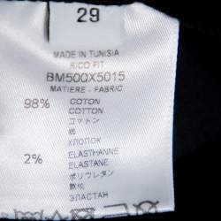 Pre Owned Givenchy Black Denim Rico Slim Fit Biker Jeans S