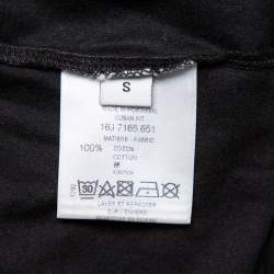 مملوكة مسبقًا Givenchy Black Star Print Cotton Crewneck T-Shirt S