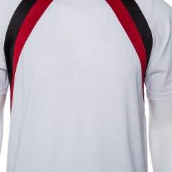 Pre Owned Givenchy White Cotton Crewneck T-Shirt M