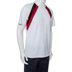 Pre Owned Givenchy White Cotton Crewneck T-Shirt M