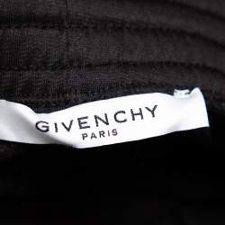 Pre Owned Givenchy Black Jersey Side Stripe Band Detail Track Pants L