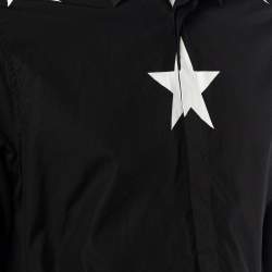 مملوكة مسبقًا Givenchy Black Cotton Iconic Stars and Stripes  Button Front Shirt L