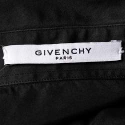 مملوكة مسبقًا Givenchy Black Cotton Iconic Stars and Stripes  Button Front Shirt L