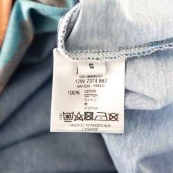 Pre Owned تي شيرت جيفنشي قطن جيرسيه كولومبيان توتيم مطبوع مقاس صغير - سمول