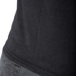 Pre Owned تي شيرت جيفنشي قطن جيرسيه طباعة روتويللر أسود رقبة مستديرة مقاس صغير - سمول 