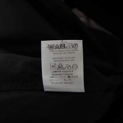 مملوكة مسبقًا Givenchy Black Cotton Poplin Star Detail Button Front Shirt M