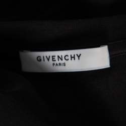 Pre Owned Givenchy Black Shark and Mermaid Print Cotton Oversized T-Shirt M 