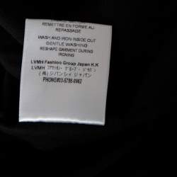 مملوكة مسبقًا Givenchy Black Cotton Distressed Logo Print Round Neck T-Shirt S 